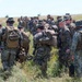 U.S. Marines and Romanian forces conduct combat rubber raiding craft operations in Romania