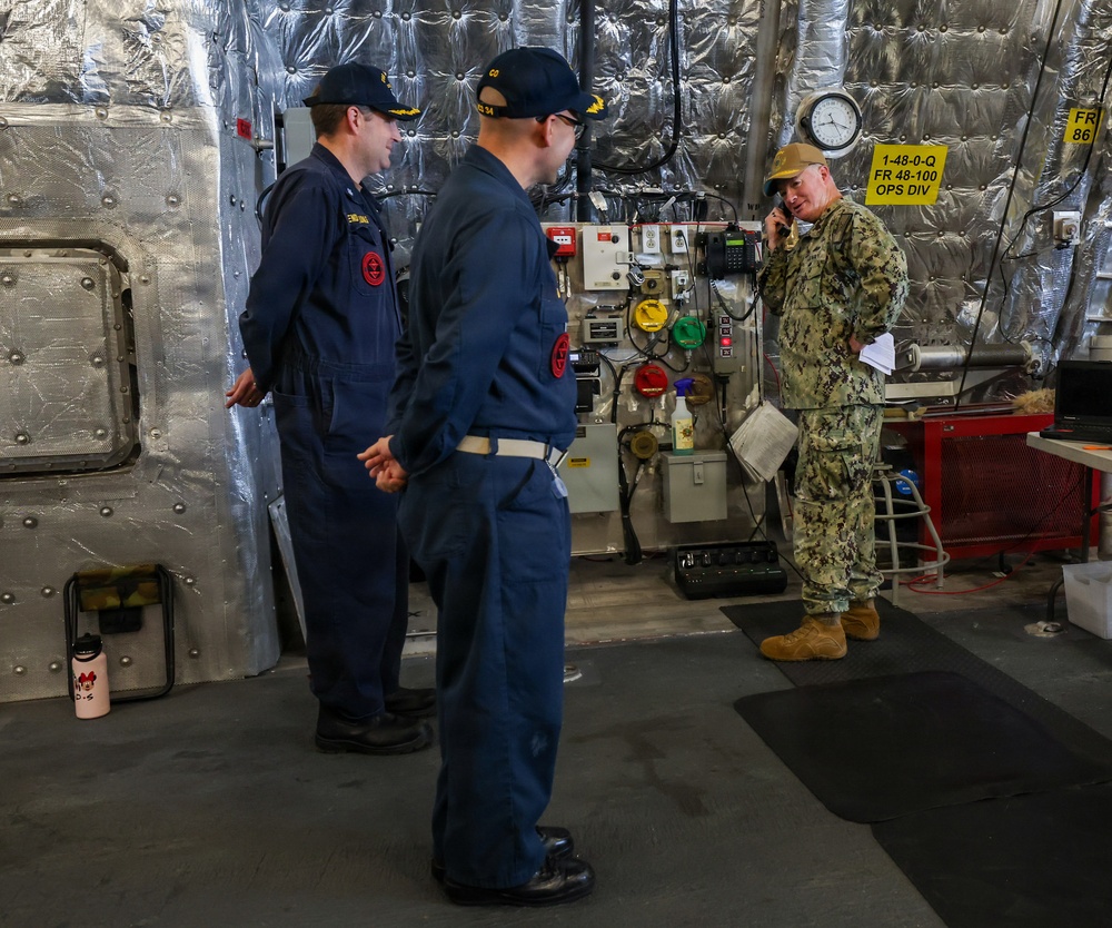 Rear Adm. T.J. Zerr Welcomes Home USS Augusta (LCS 34)