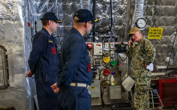 Rear Adm. T.J. Zerr Welcomes Home USS Augusta (LCS 34)
