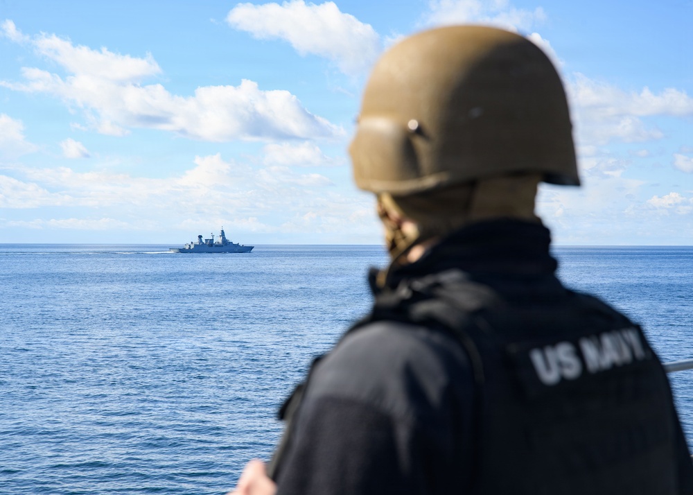 USS Mount Whitney Transits Strait of Skagerrack