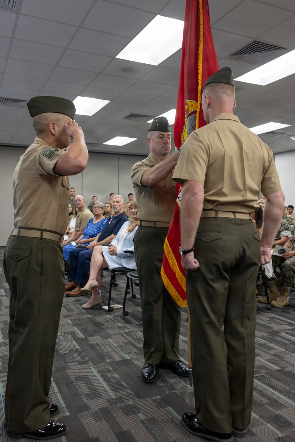 2nd Marine Expeditionary Brigade change of command ceremony