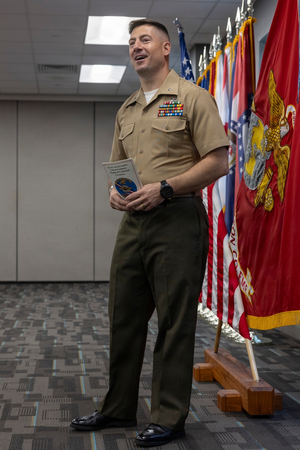 2nd Marine Expeditionary Brigade change of command ceremony