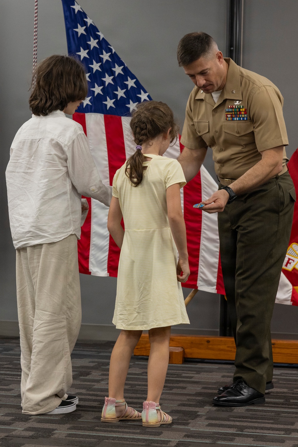 2nd Marine Expeditionary Brigade change of command ceremony
