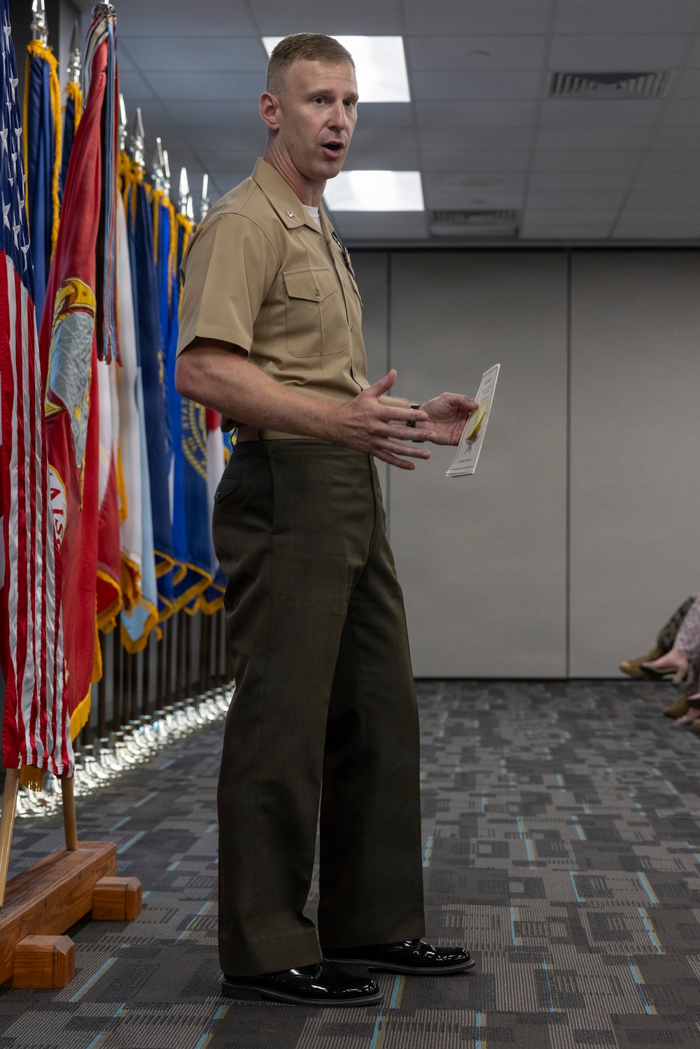 2nd Marine Expeditionary Brigade change of command ceremony