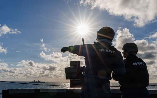 USS Mount Whitney Transits Strait of Skagerrack