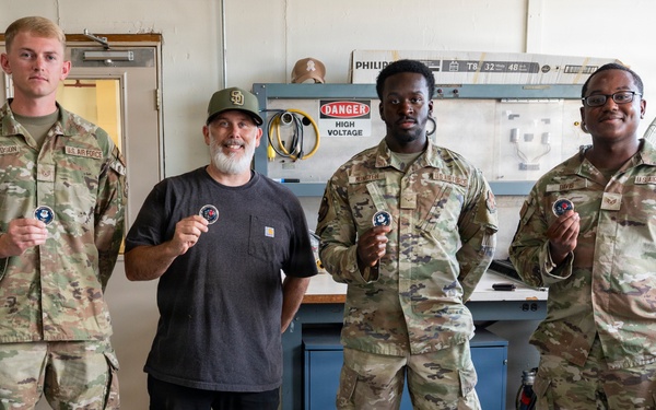 89th AW commander recognizes 316th CES electricians for excellence