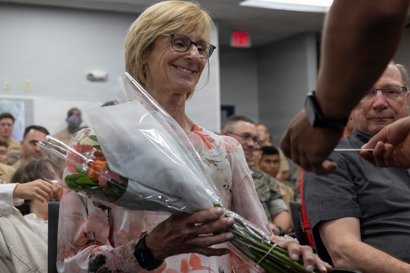 2nd Marine Expeditionary Brigade change of command ceremony