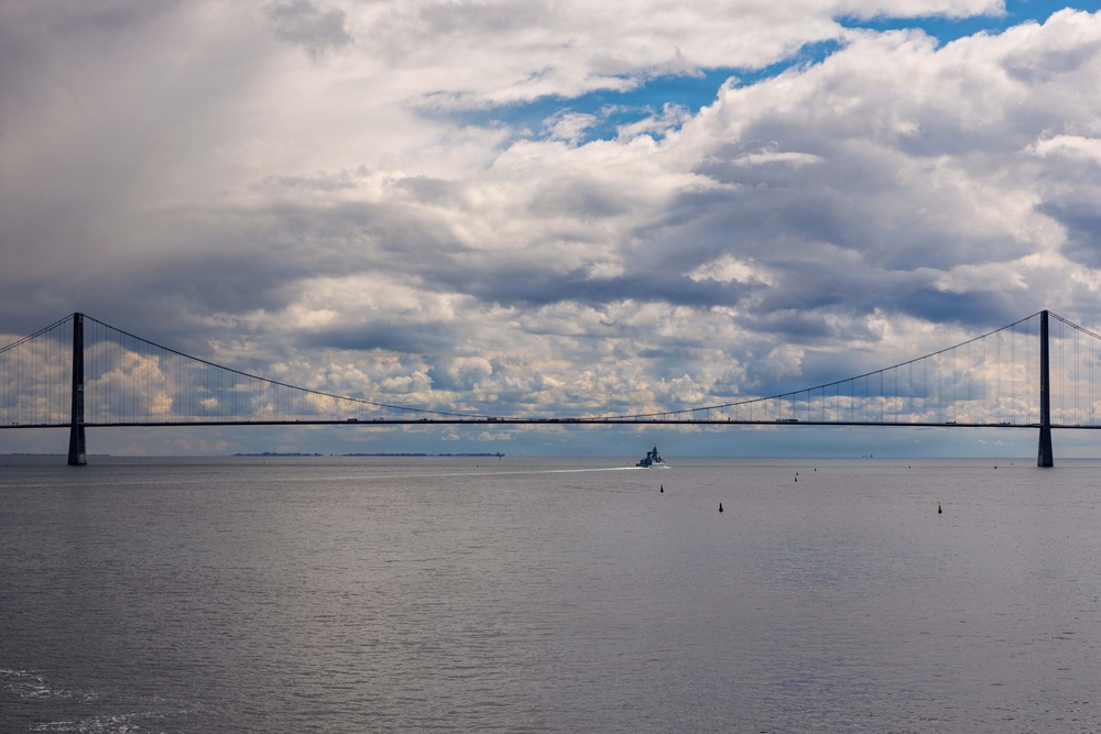 USS Mount Whitney Transits Strait of Skagerrack