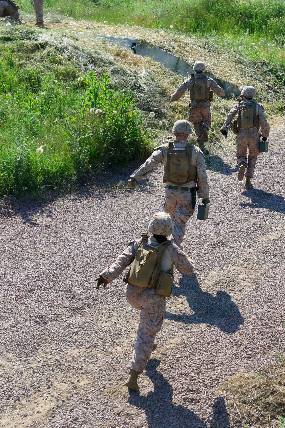 U.S. Marines conduct M240B range during Sea Breeze 26
