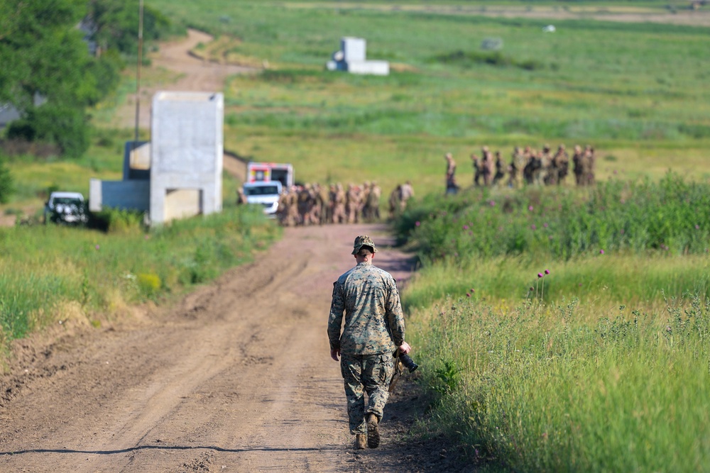 U.S. Marines conduct M240B range during Sea Breeze 26