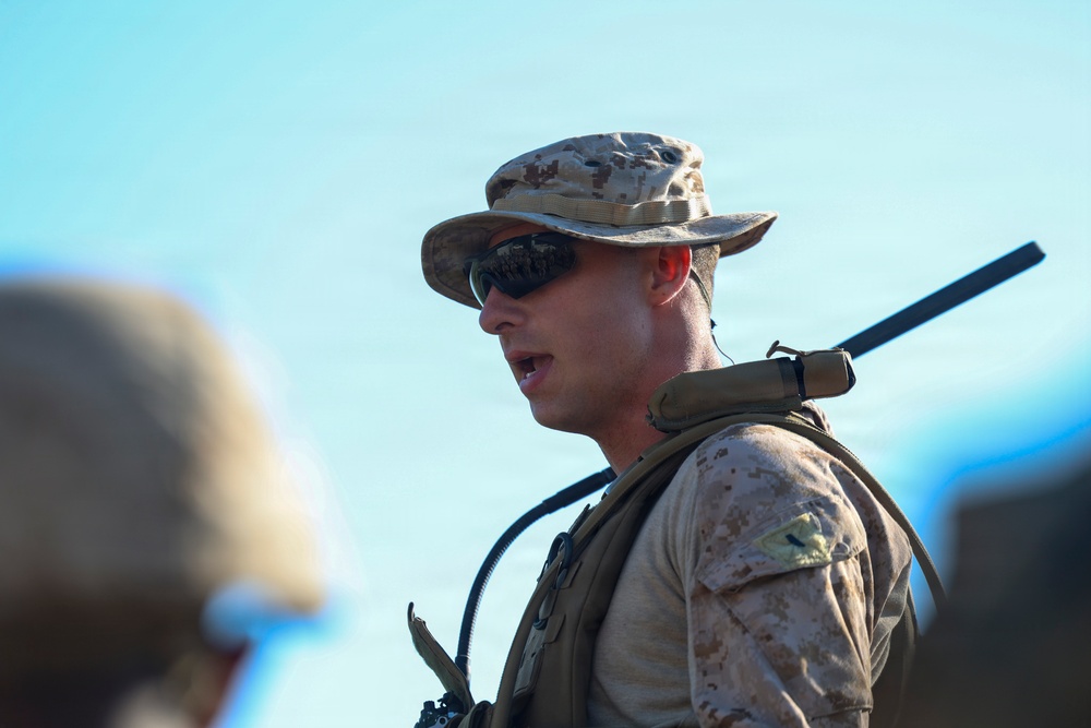U.S. Marines conduct M240B range during Sea Breeze 26
