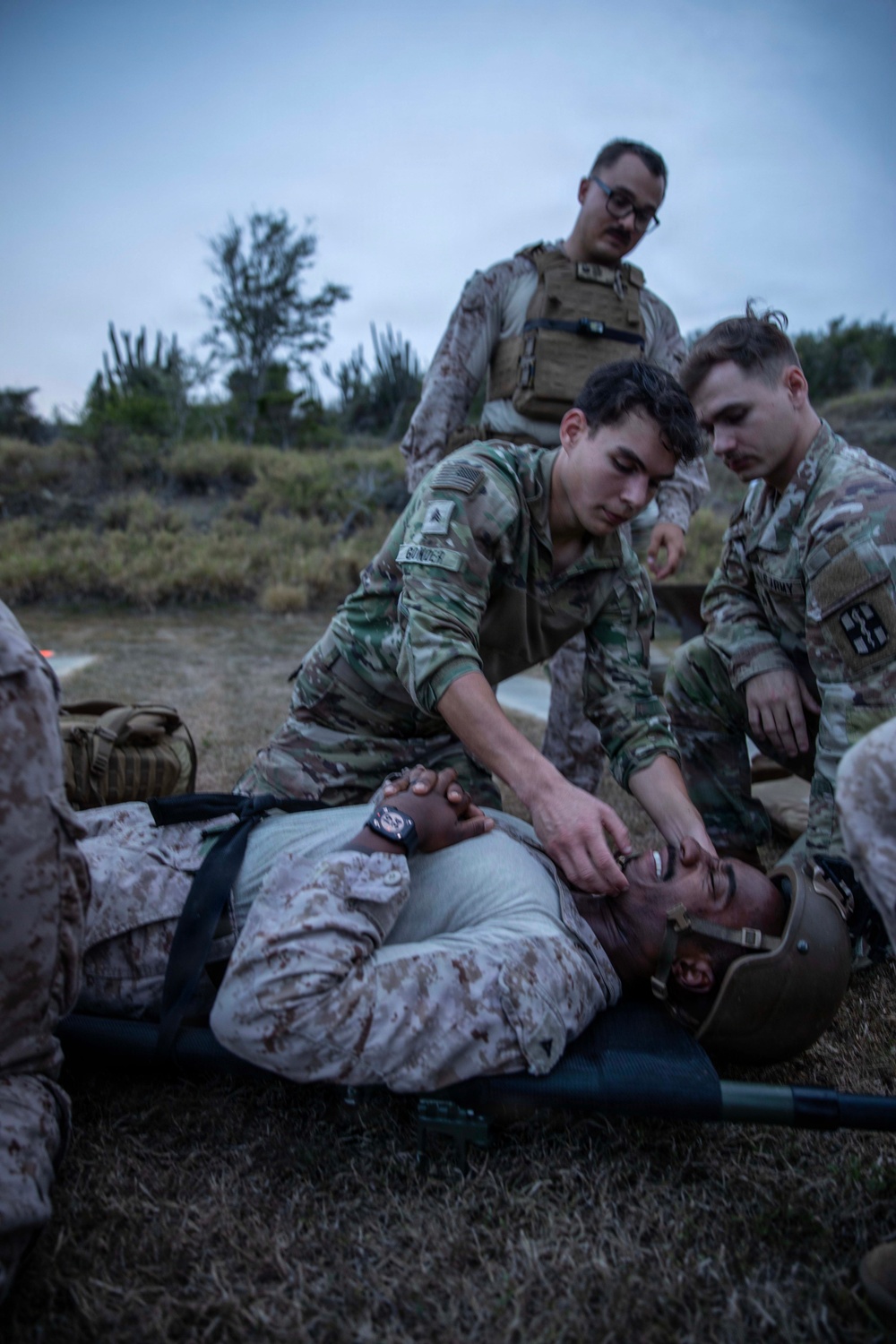 Joint Task Force Southern Guard Personnel Conduct Rifle Range and Casualty Evacuation Training at Guantanamo Bay