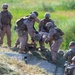 U.S. Marines and Romanian emergency responders conduct casualty evacuation drill during Sea Breeze 26