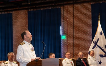 Vice Adm. Douglas L. Williams Relieves Vice Adm. Johnny Wolfe Jr. at Portfolio Acquisition Executive Strategic Systems Programs Change of Command Ceremony