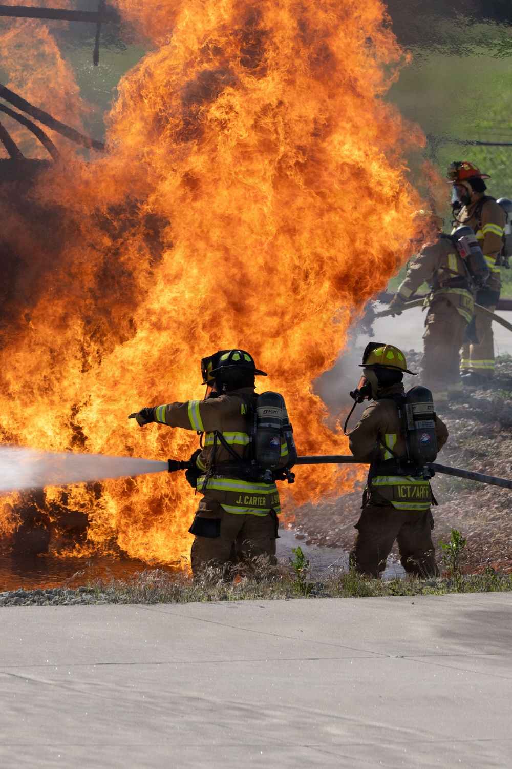 22nd CES annual live fire training with ICT