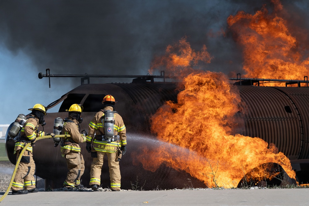 22nd CES annual live fire training with ICT