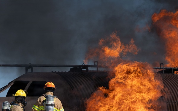 22nd CES annual live fire training with ICT