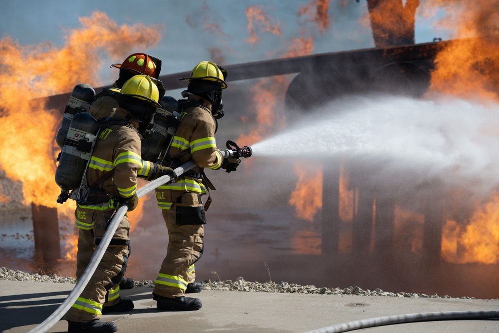 22nd CES annual live fire training with ICT