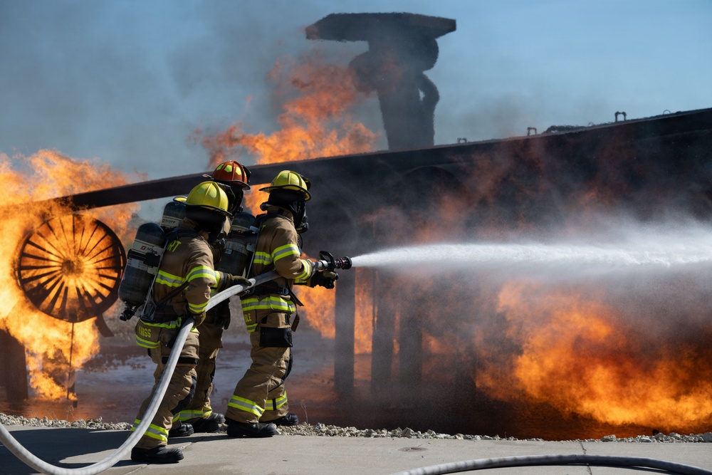 22nd CES annual live fire training with ICT