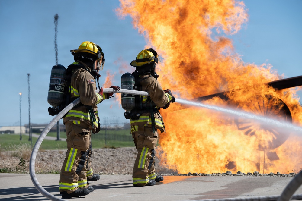 22nd CES annual live fire training with ICT