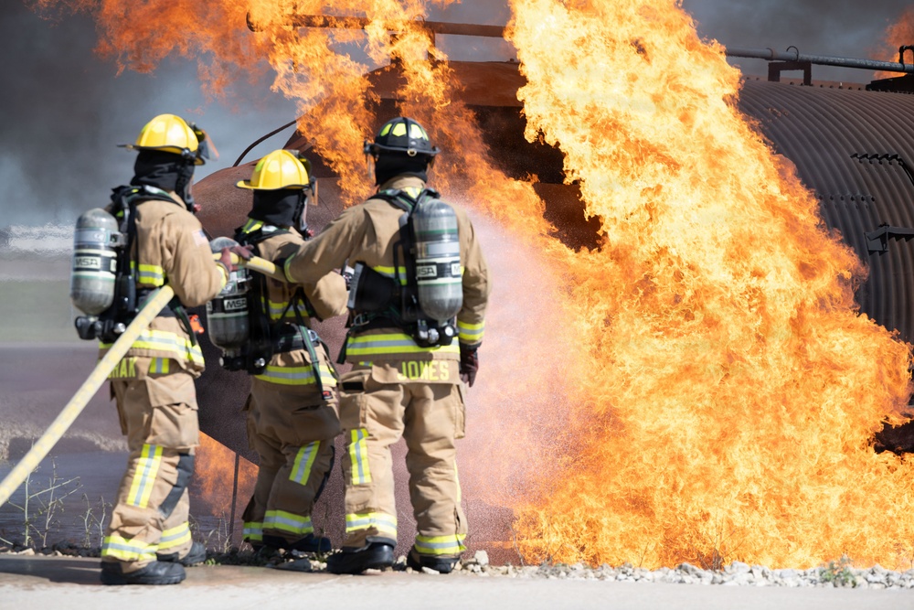 22nd CES annual live fire training with ICT