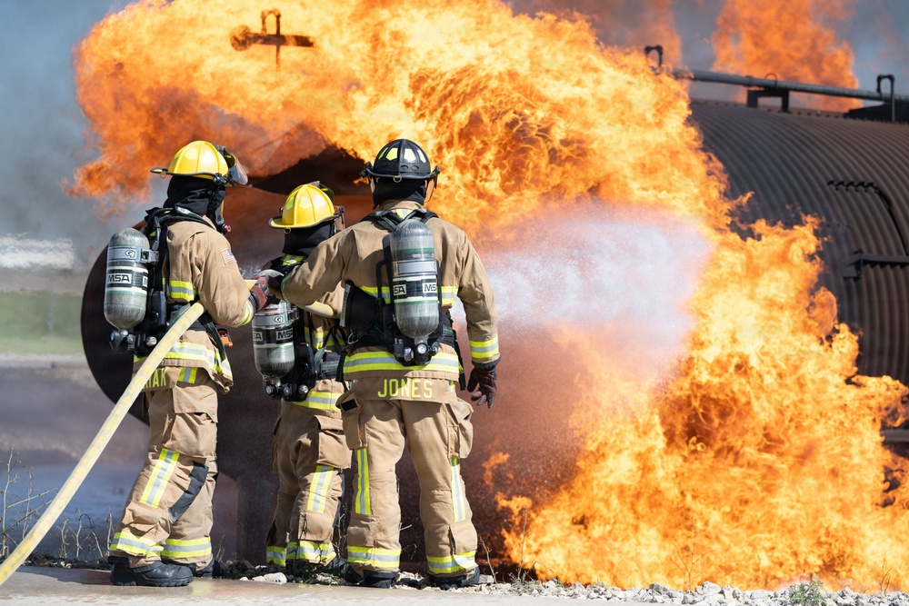22nd CES annual live fire training with ICT