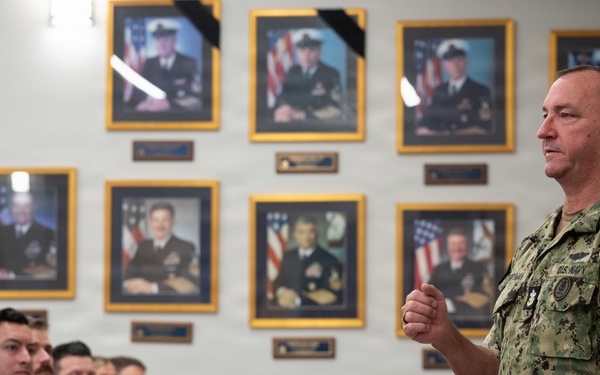 MCPON John Perryman visits Naval Station Newport, R.I.