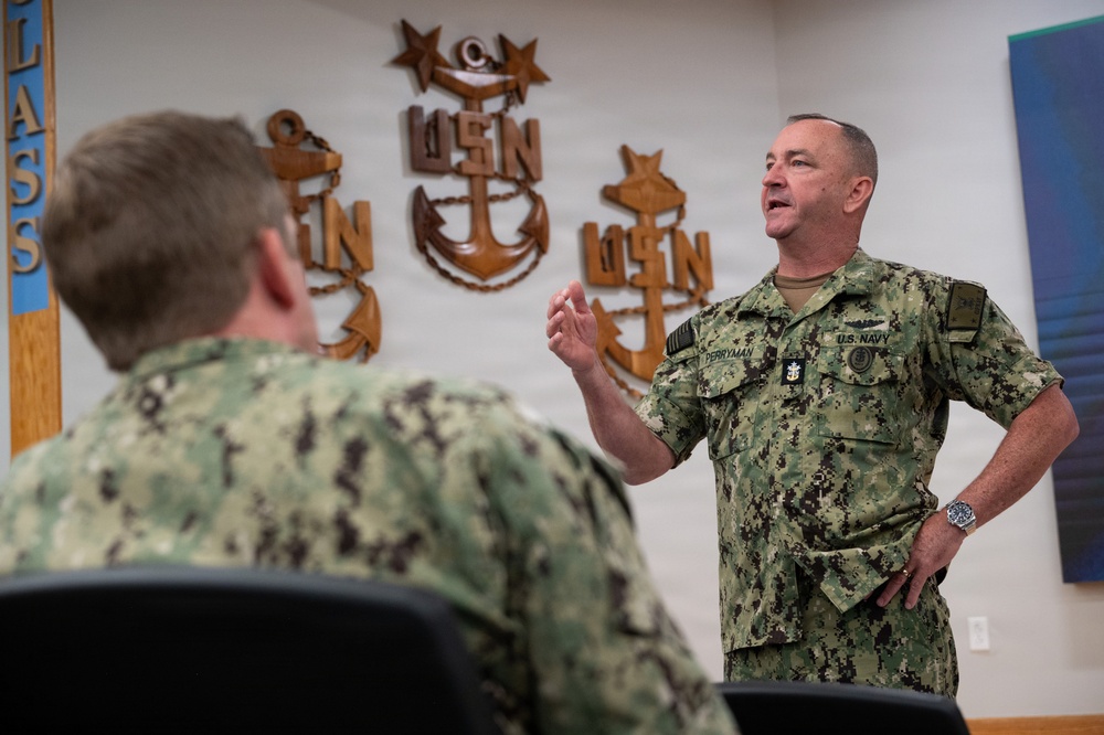 MCPON John Perryman visits Naval Station Newport, R.I.