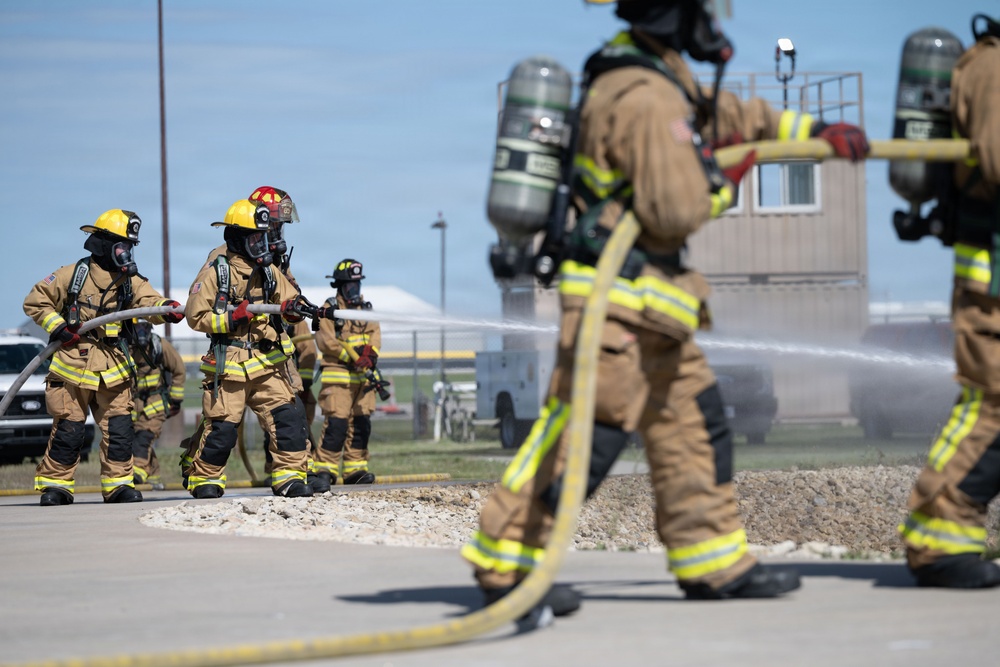 22nd CES annual live fire training with ICT