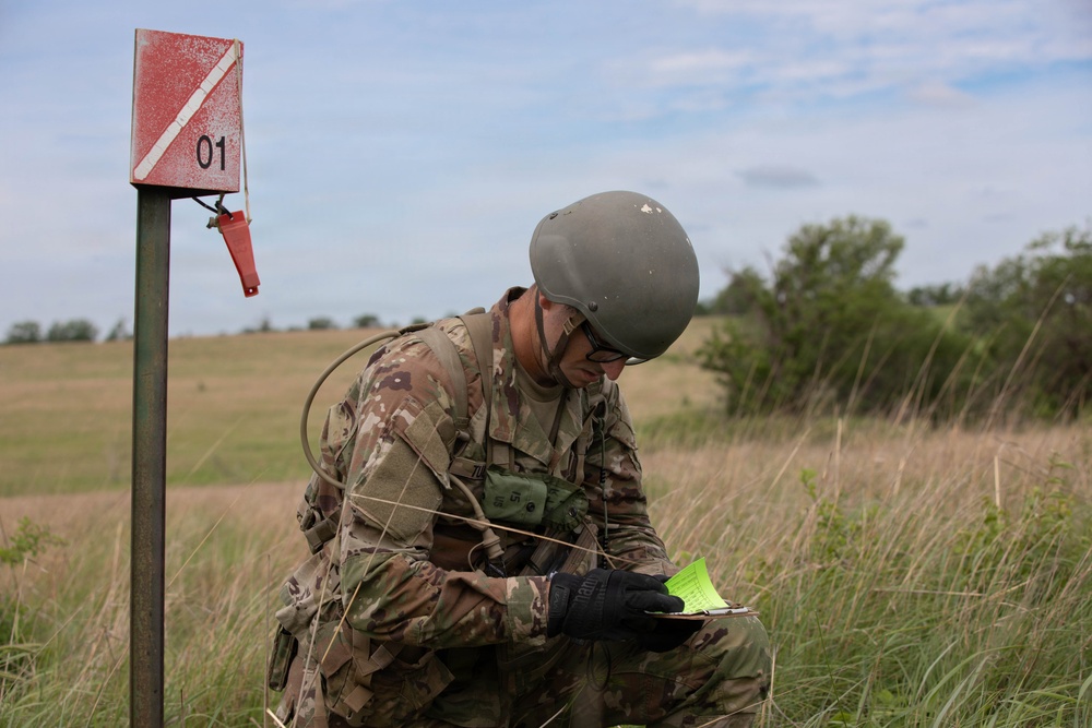 Officer candidates in phase 1 of the 1st Battalion, 235th Regiment Officer Candidate School