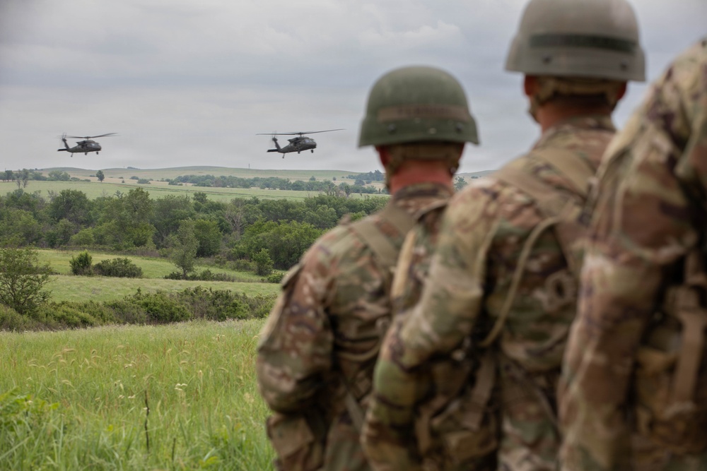 Officer candidates in phase 1 of the 1st Battalion, 235th Regiment Officer Candidate School