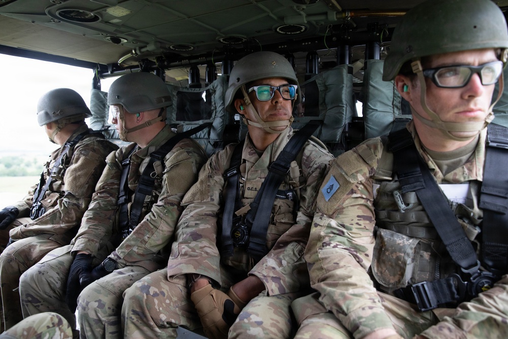 Officer candidates in phase 1 of the 1st Battalion, 235th Regiment Officer Candidate School