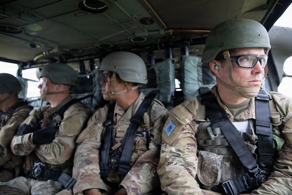 Officer candidates in phase 1 of the 1st Battalion, 235th Regiment Officer Candidate School