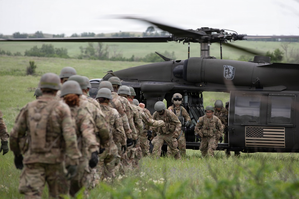Officer candidates in phase 1 of the 1st Battalion, 235th Regiment Officer Candidate School
