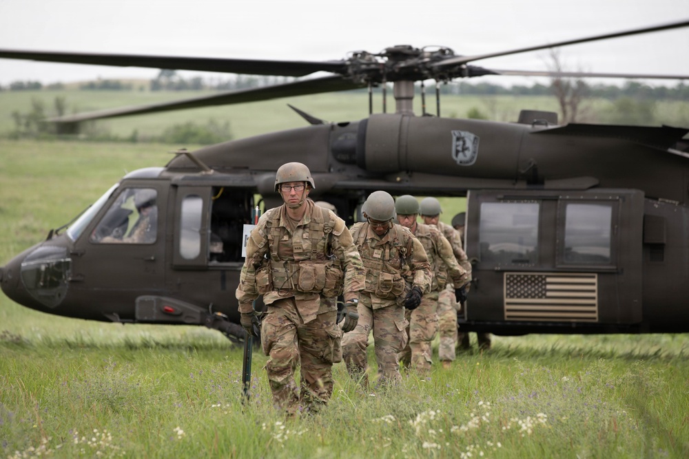 Officer candidates in phase 1 of the 1st Battalion, 235th Regiment Officer Candidate School