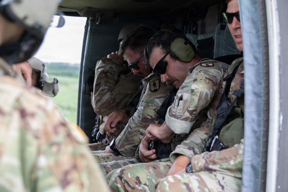 Officer candidates in phase 1 of the 1st Battalion, 235th Regiment Officer Candidate School