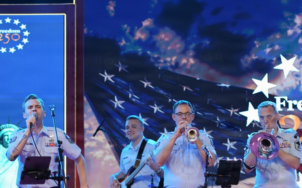 CENTCOM band performs for America's 250th anniversary in Pakistan