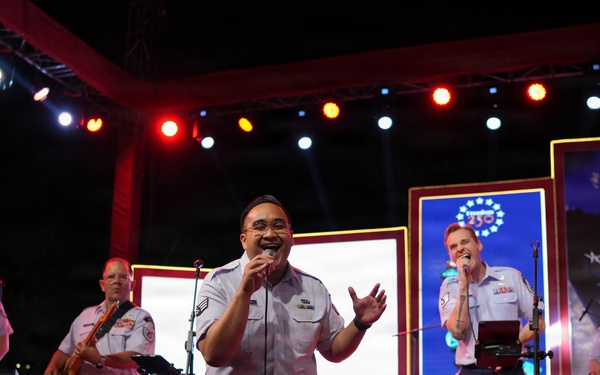 CENTCOM band performs for America's 250th anniversary in Pakistan