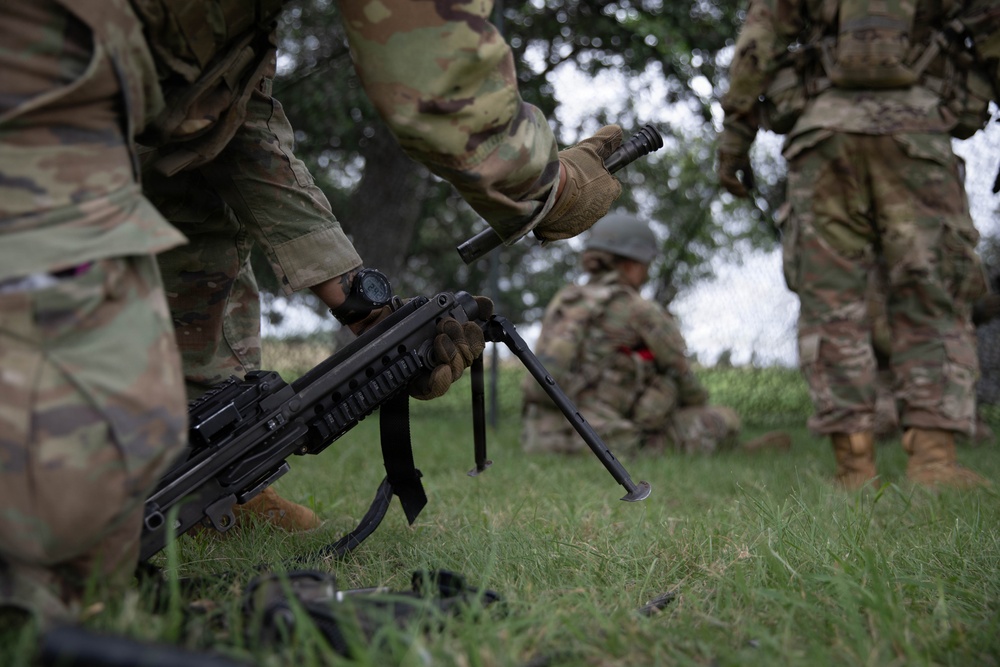 Officer candidates in phase 1 of the 1st Battalion, 235th Regiment Officer Candidate School