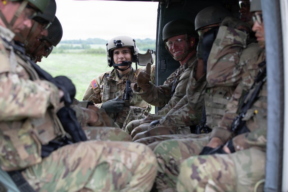 Officer candidates in phase 1 of the 1st Battalion, 235th Regiment Officer Candidate School