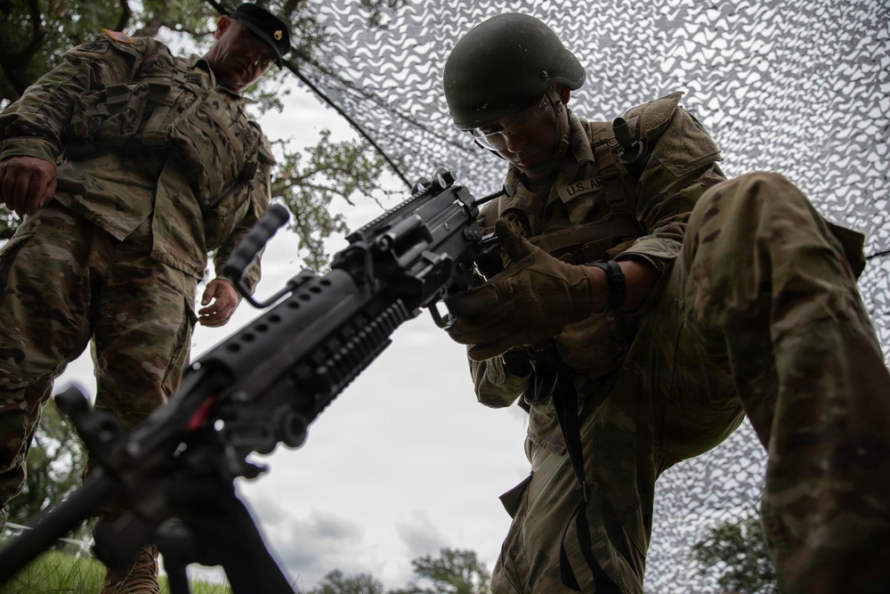 Officer candidates in phase 1 of the 1st Battalion, 235th Regiment Officer Candidate School