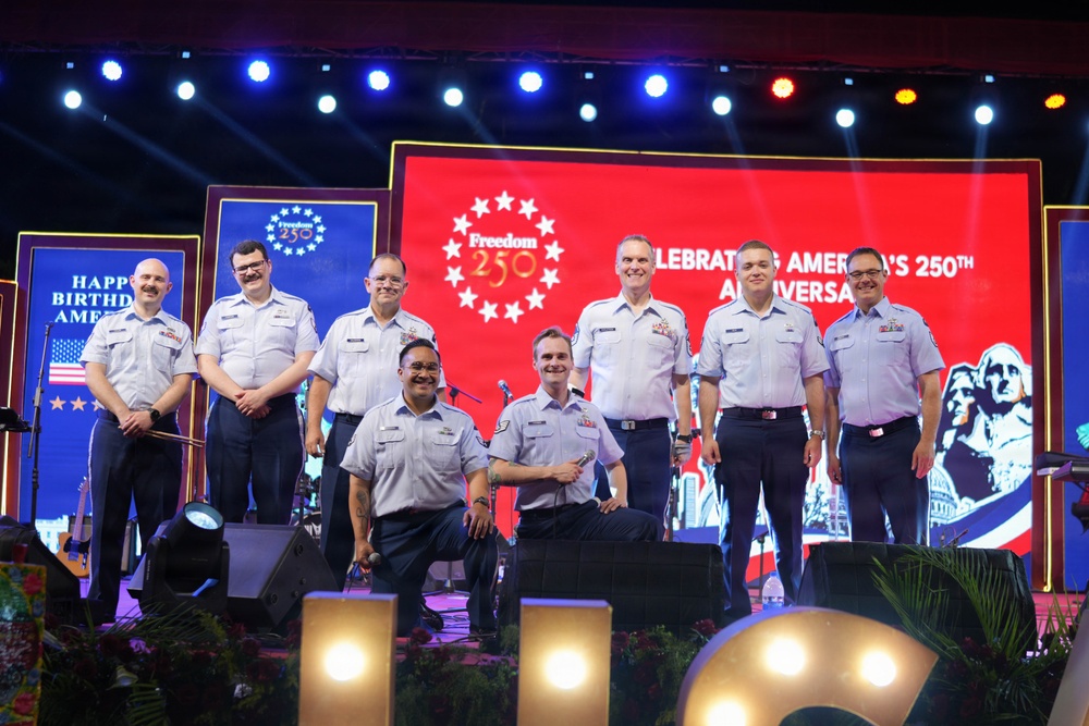 CENTCOM band performs for America's 250th anniversary in Pakistan