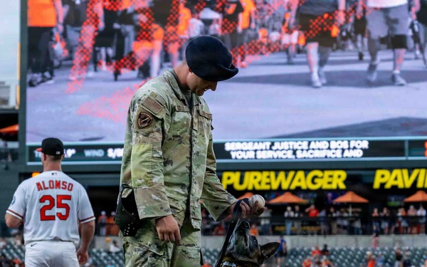 316 SFS MWD recognized at Bark at the Park