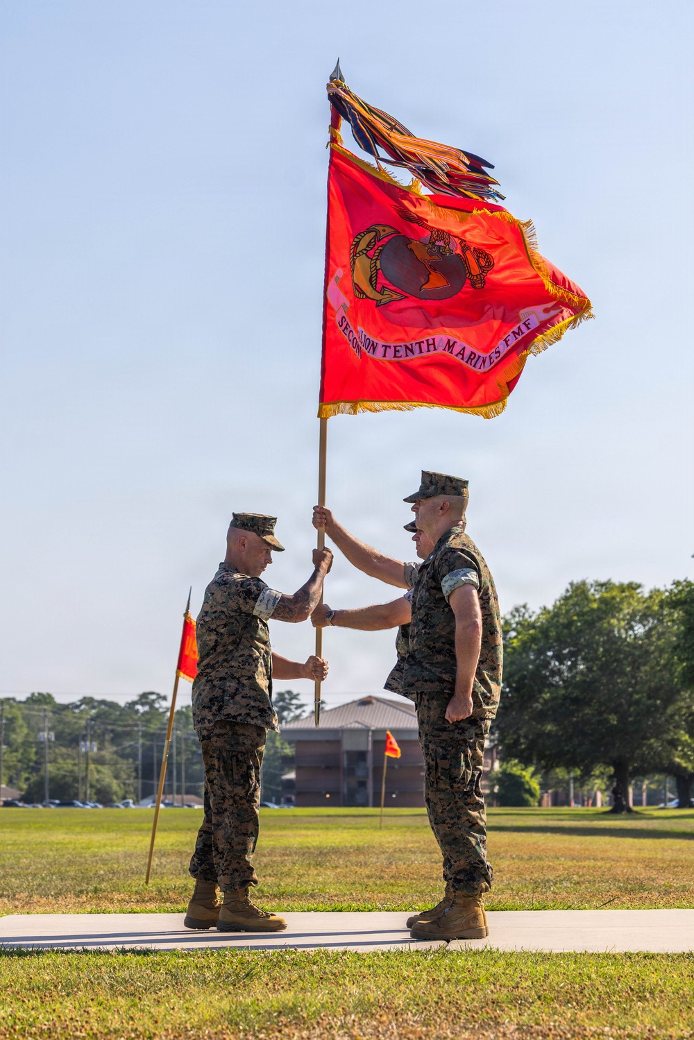 2nd Battalion, 10th Marine Regiment, 2nd Marine Division Change of Command Ceremony