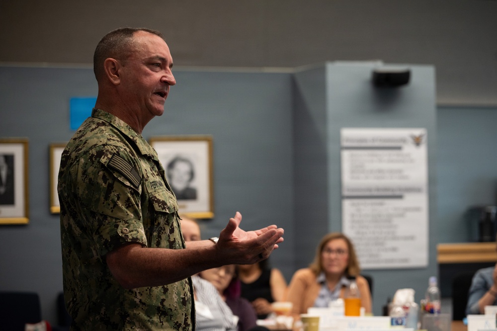 MCPON John Perryman visits Naval Station Newport, R. I.