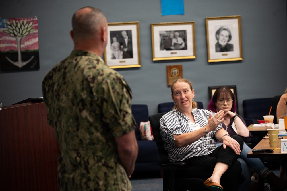 MCPON John Perryman visits Naval Station Newport, R. I.
