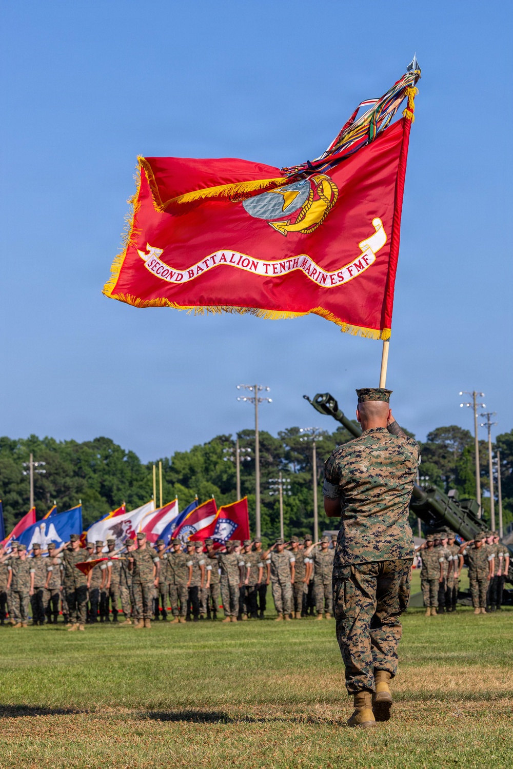 2nd Battalion, 10th Marine Regiment, 2nd Marine Division Change of Command Ceremony