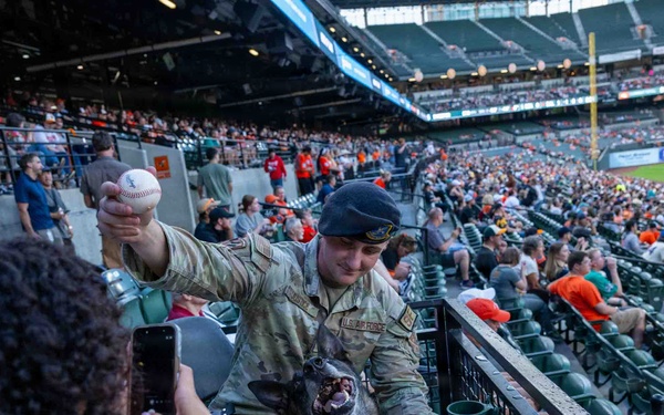 316 SFS MWD recognized at Bark at the Park