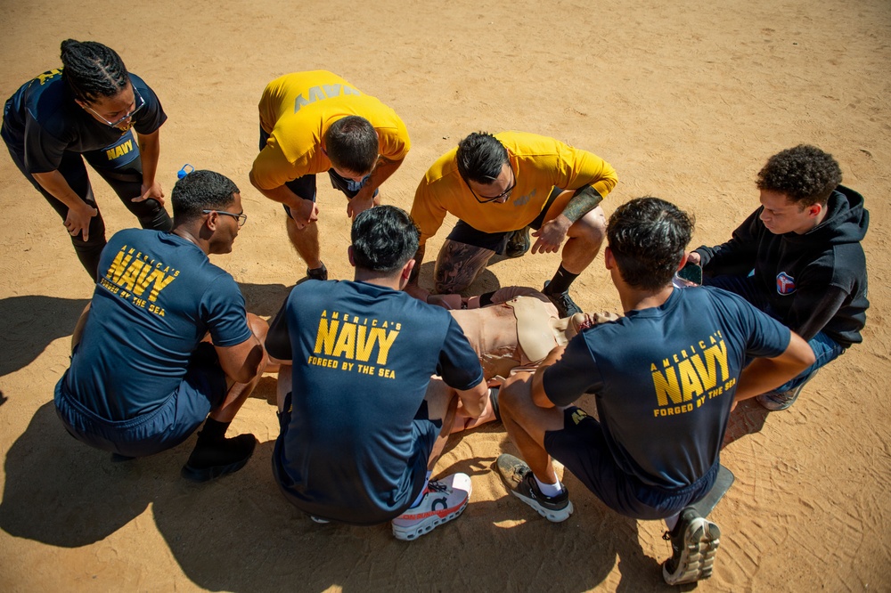 NMCSD Sailors Compete in Corpsman Cup Challenge