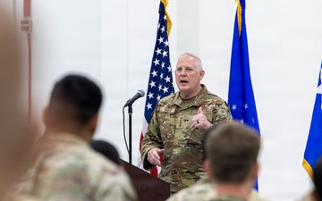 Operational Pilot Flies B-21 as Top General Pushes Urgency (By Mike Paoli, 412th Test Wing Public Affairs)